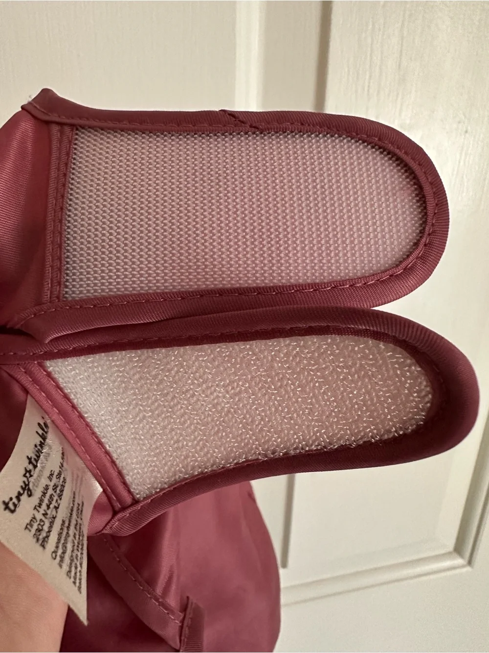 Tiny Twinkle Waterproof Maroon Baby Smock Bib